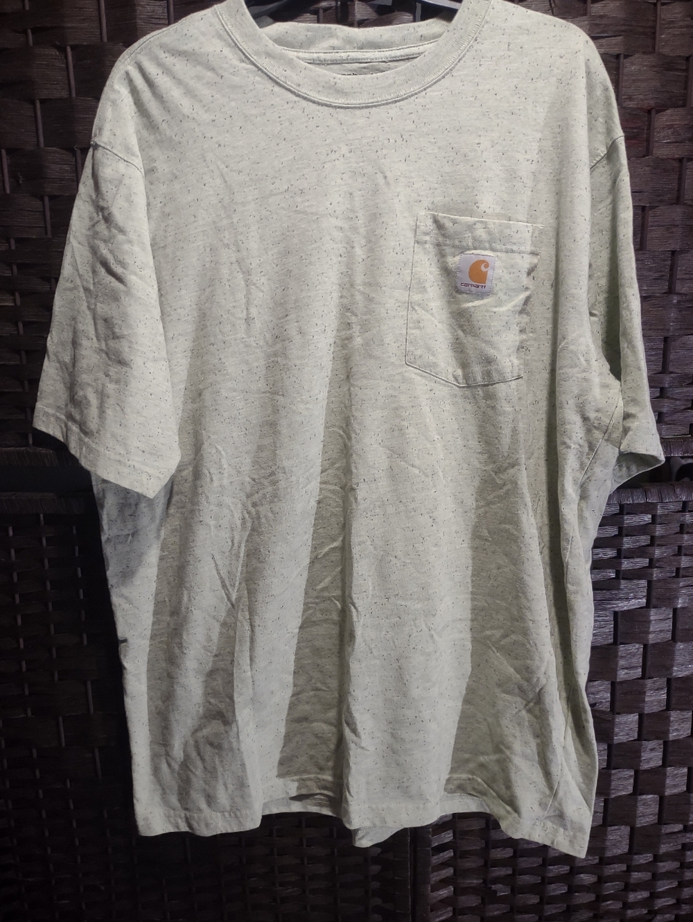Carhartt Workwear Pocket T-Shirt Loose-fit,  Lt Green Speckled Men's L